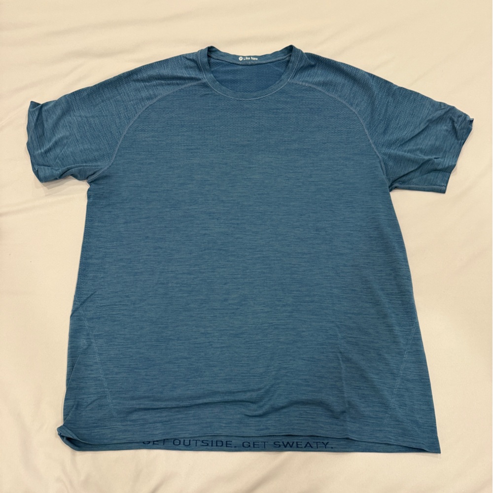 Lululemon Blue Metal Vent T-Shirt